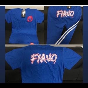 Flavo blue tshirt and jogger set